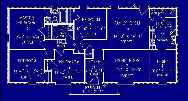 Gemini floor plan by S.S. Steele Homes